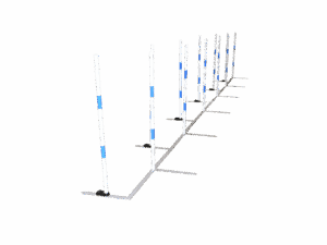 Sliding Channel Slalom - Agility toestellen